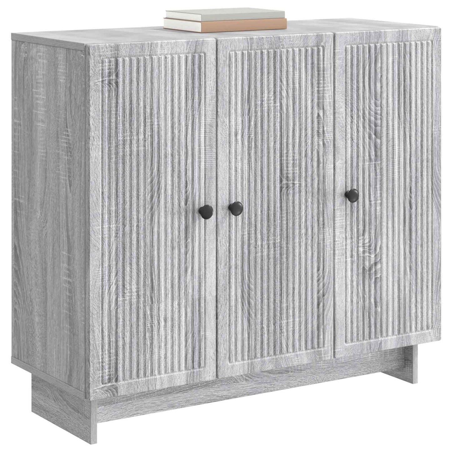 Sideboard Grå sonoma-ek 89 x 34,5 x 80 cm Konstruerat trä