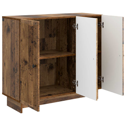 Sideboard Gammalt trä 89 x 34,5 x 80 cm Konstruerat trä