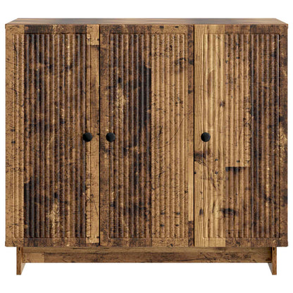 Sideboard Gammalt trä 89 x 34,5 x 80 cm Konstruerat trä