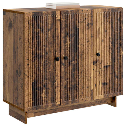 Sideboard Gammalt trä 89 x 34,5 x 80 cm Konstruerat trä