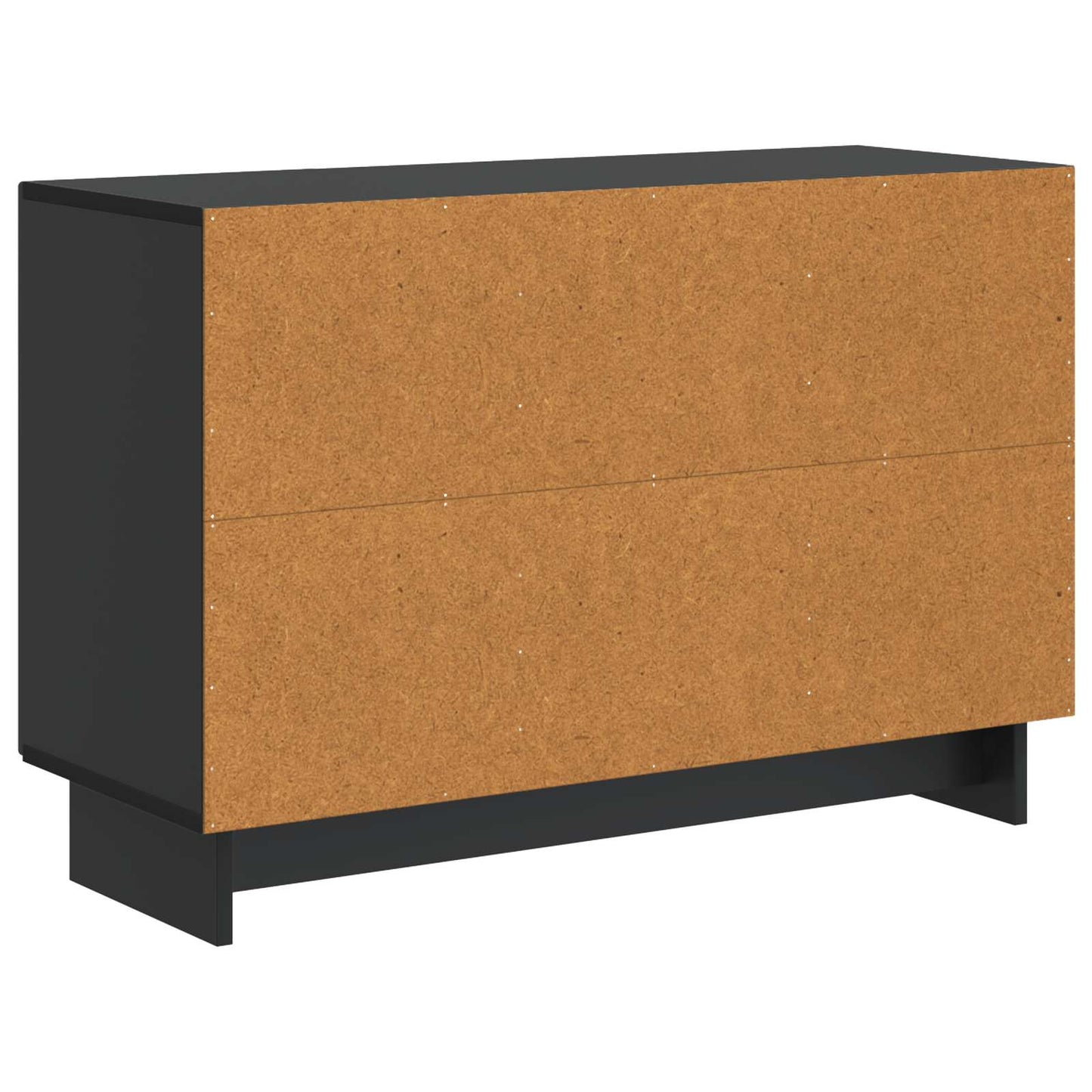 Sideboard med låda Svart 89 x 34,5 x 60 cm Konstruerat trä