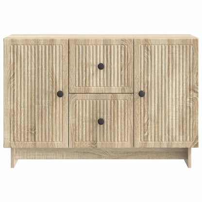 Sideboard med låda Sonoma-ek 89 x 34,5 x 60 cm Konstruerat trä