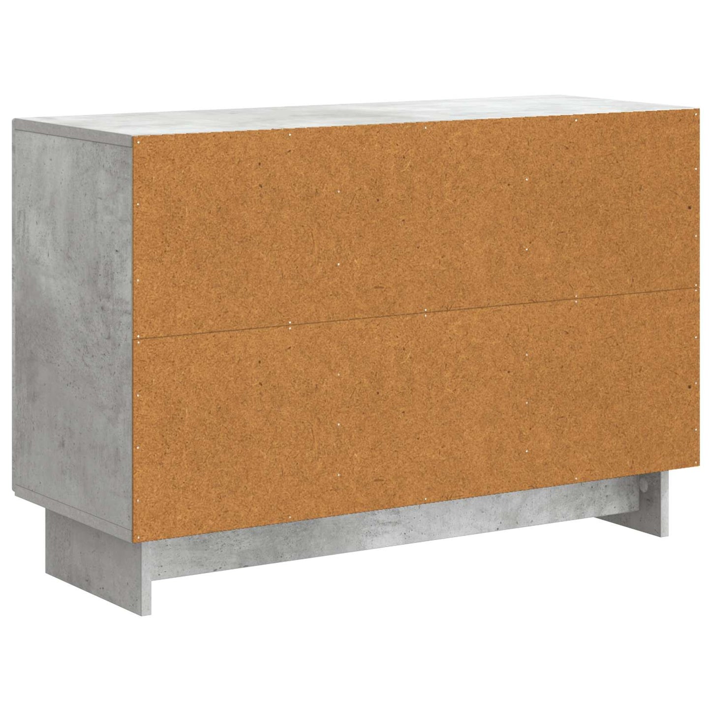Sideboard med låda Betonggrå 89 x 34,5 x 60 cm Konstruerat trä