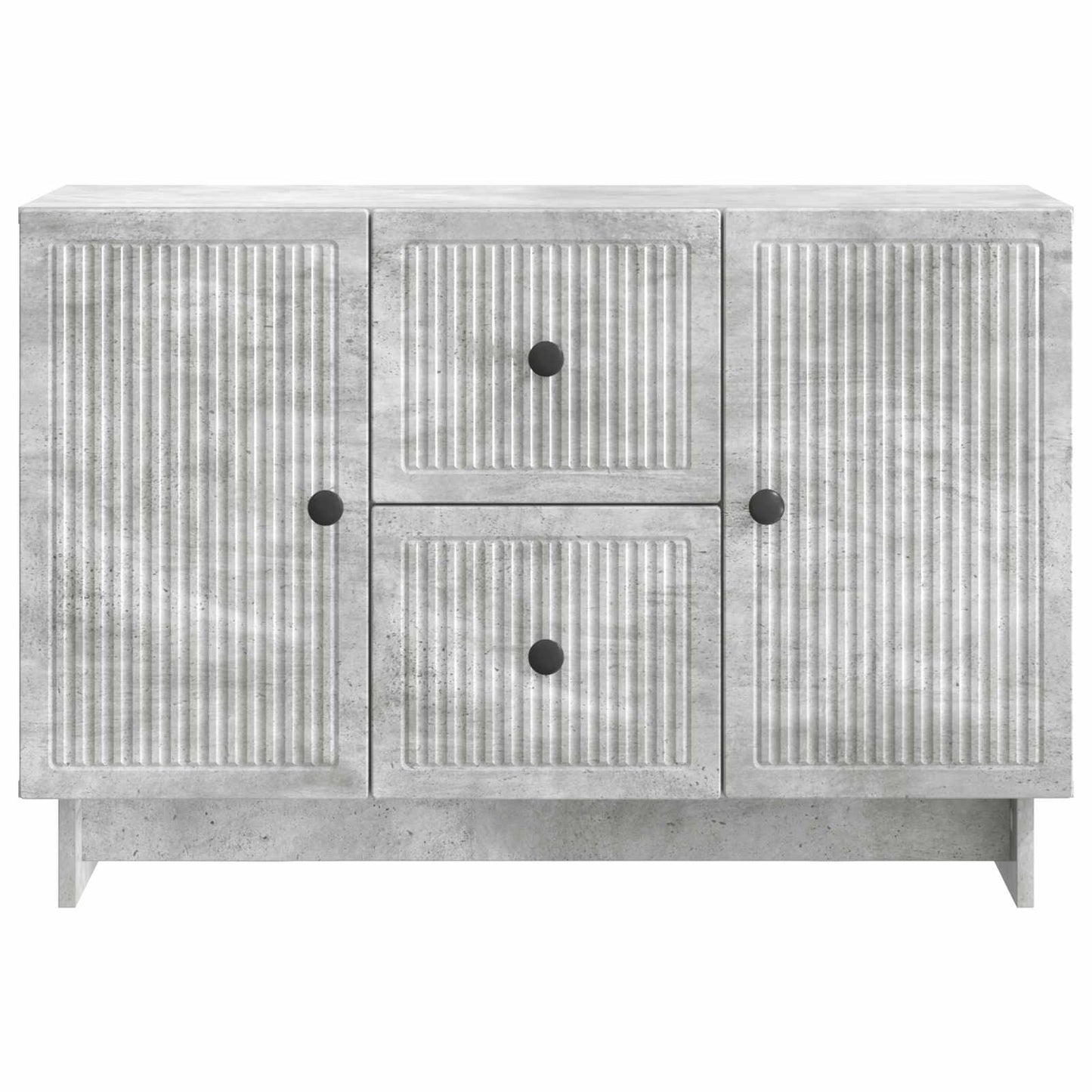 Sideboard med låda Betonggrå 89 x 34,5 x 60 cm Konstruerat trä