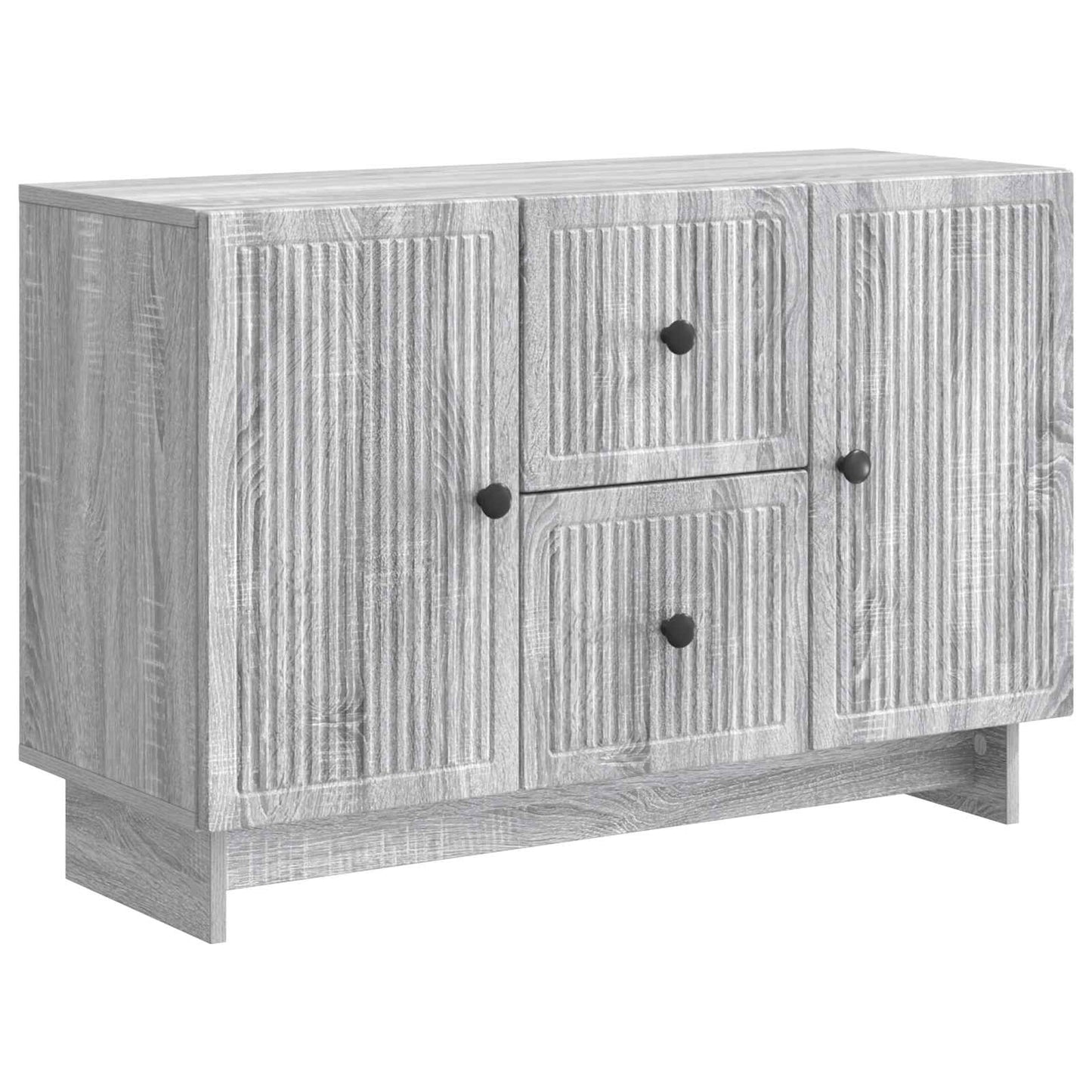 Sideboard Grå sonoma-ek 89 x 34,5 x 60 cm Konstruerat trä