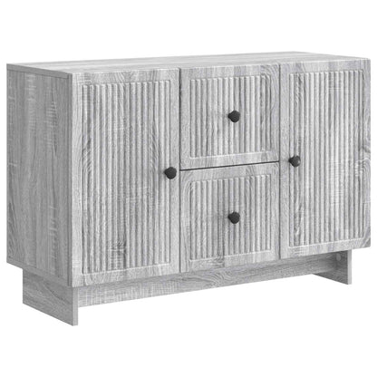 Sideboard Grå sonoma-ek 89 x 34,5 x 60 cm Konstruerat trä