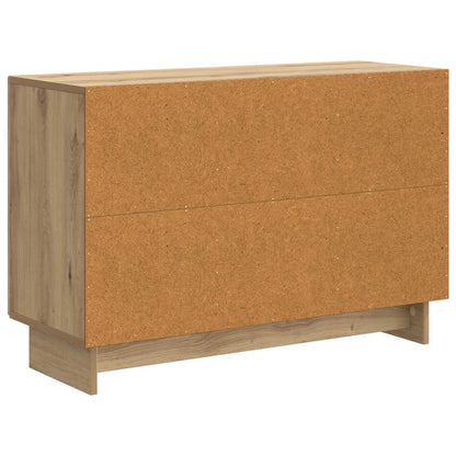 Sideboard med låda Artisan-ek 89 x 34,5 x 60 cm Konstruerat trä