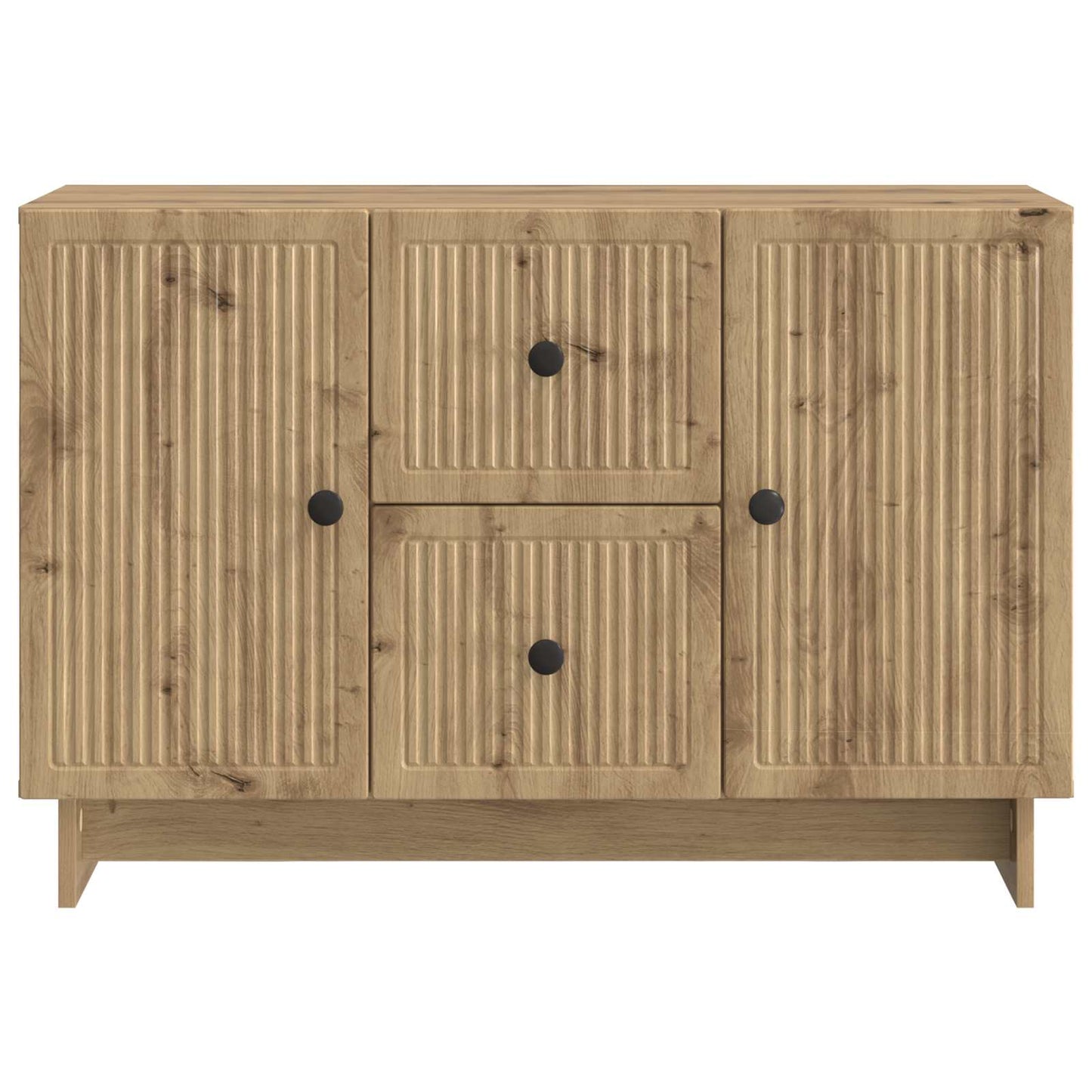 Sideboard med låda Artisan-ek 89 x 34,5 x 60 cm Konstruerat trä