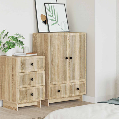 Sideboard Sonoma-ek 66 x 34,5 x 95 cm Konstruerat trä
