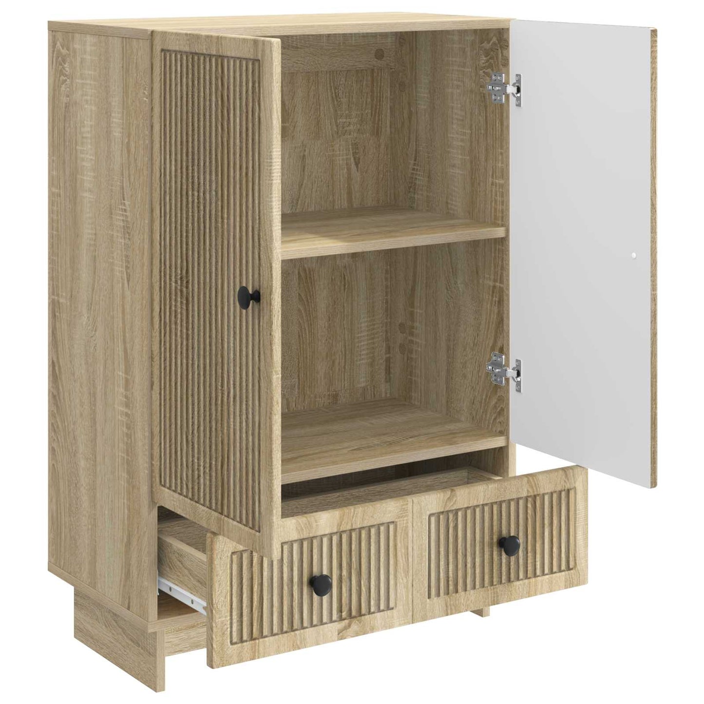 Sideboard Sonoma-ek 66 x 34,5 x 95 cm Konstruerat trä