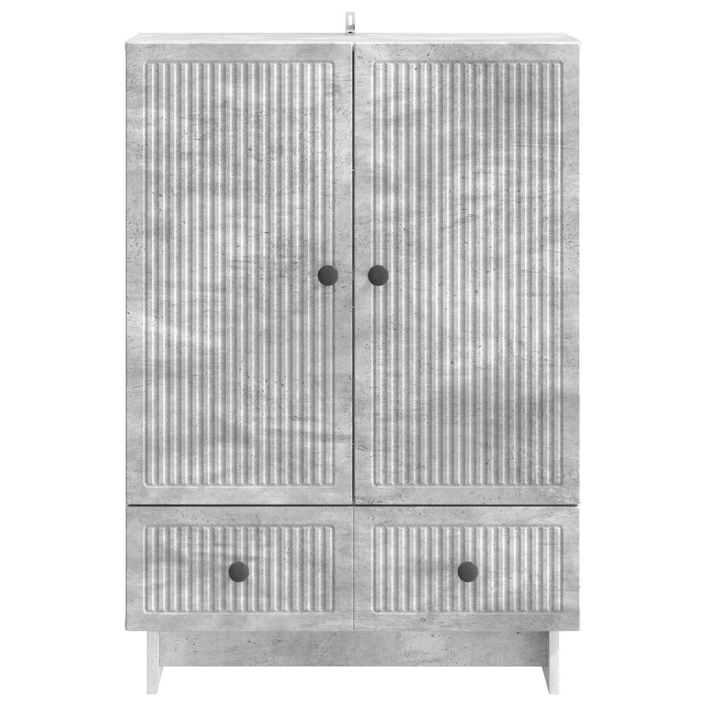 Sideboard BetongGrå 66 x 34,5 x 95 cm Konstruerat trä