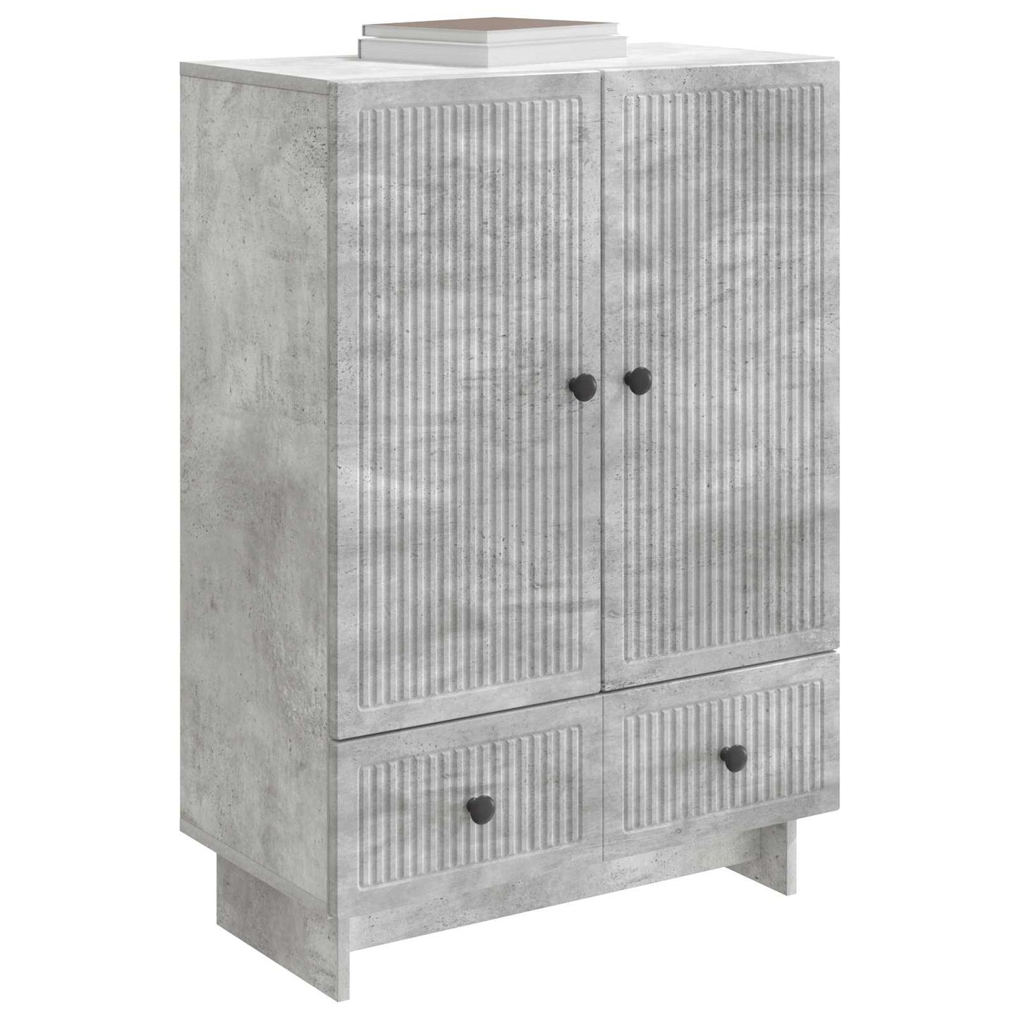 Sideboard BetongGrå 66 x 34,5 x 95 cm Konstruerat trä