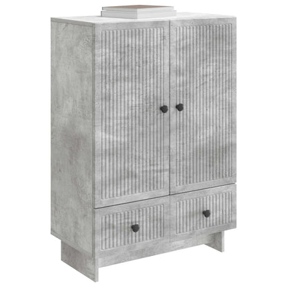 Sideboard BetongGrå 66 x 34,5 x 95 cm Konstruerat trä