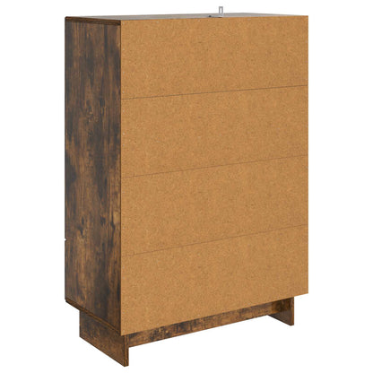 Sideboard Rökt Ek 66 x 34,5 x 95 cm Konstruerat trä