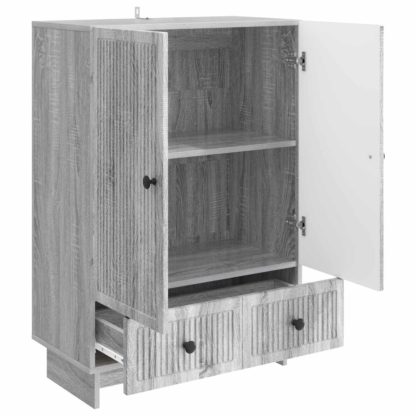 Sideboard Grå Sonoma 66 x 34,5 x 95 cm Konstruerat trä