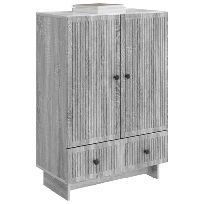 Sideboard Grå Sonoma 66 x 34,5 x 95 cm Konstruerat trä