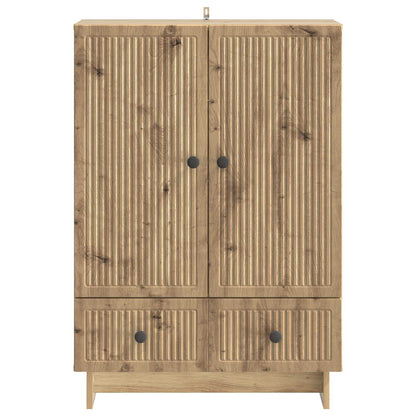 Sideboard Artisan Ek 66 x 34,5 x 95 cm Konstruerat trä
