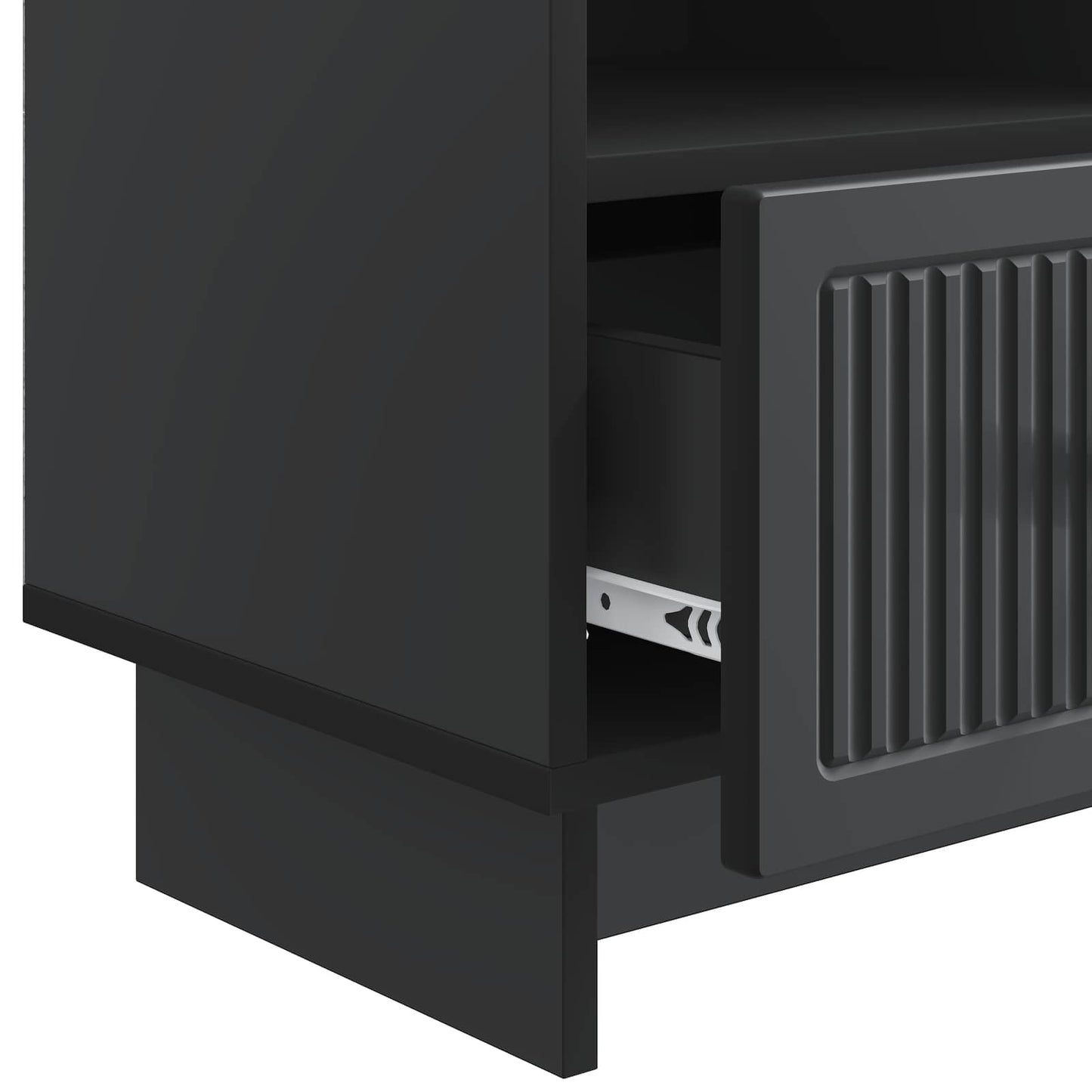 TV-Möbel Svart TV-skåp med låda 102 x 34,5 x 50 cm