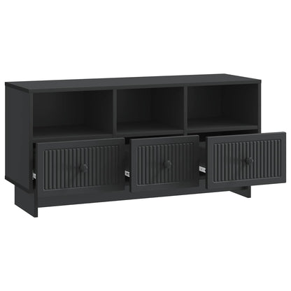 TV-Möbel Svart TV-skåp med låda 102 x 34,5 x 50 cm