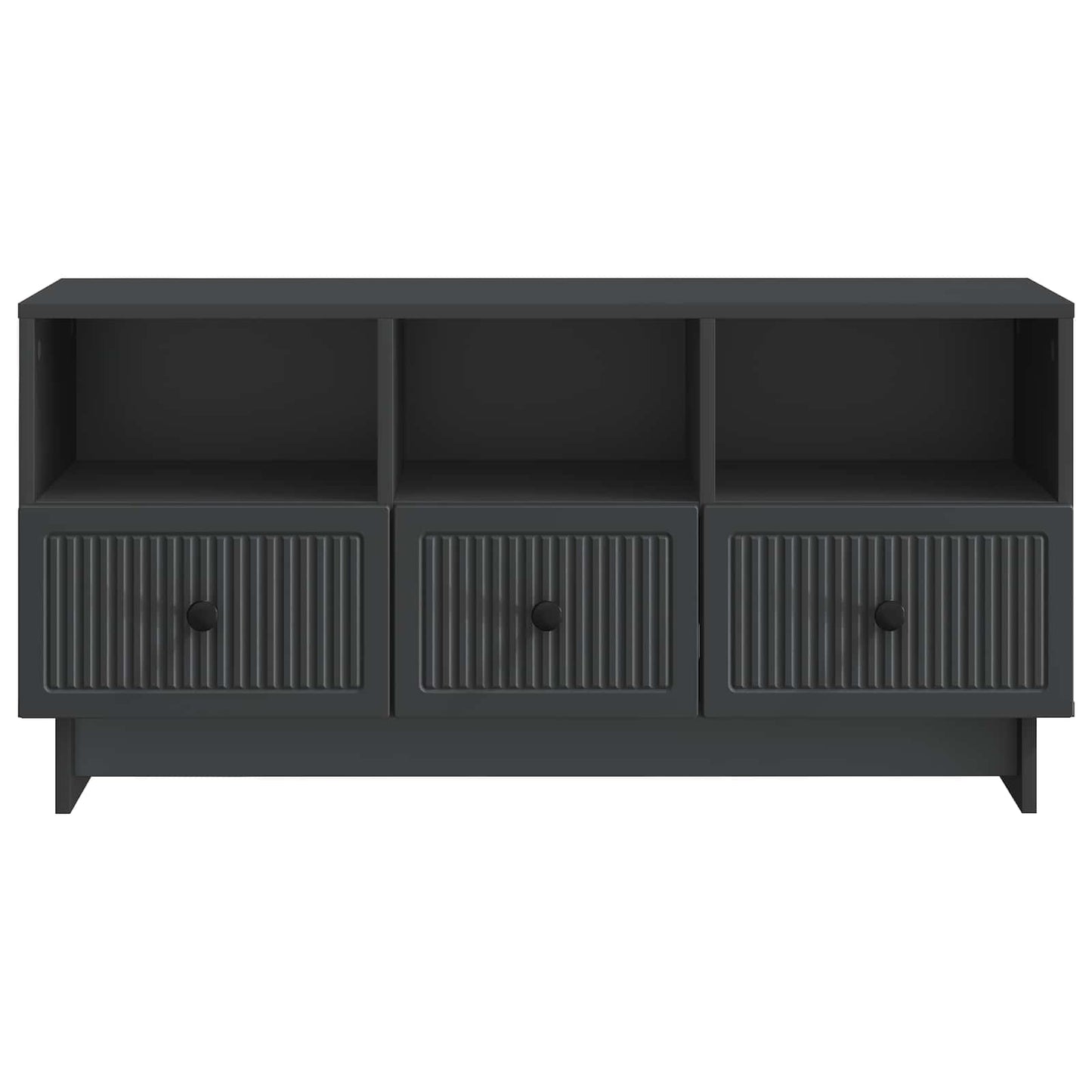 TV-Möbel Svart TV-skåp med låda 102 x 34,5 x 50 cm