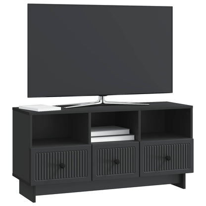 TV-Möbel Svart TV-skåp med låda 102 x 34,5 x 50 cm