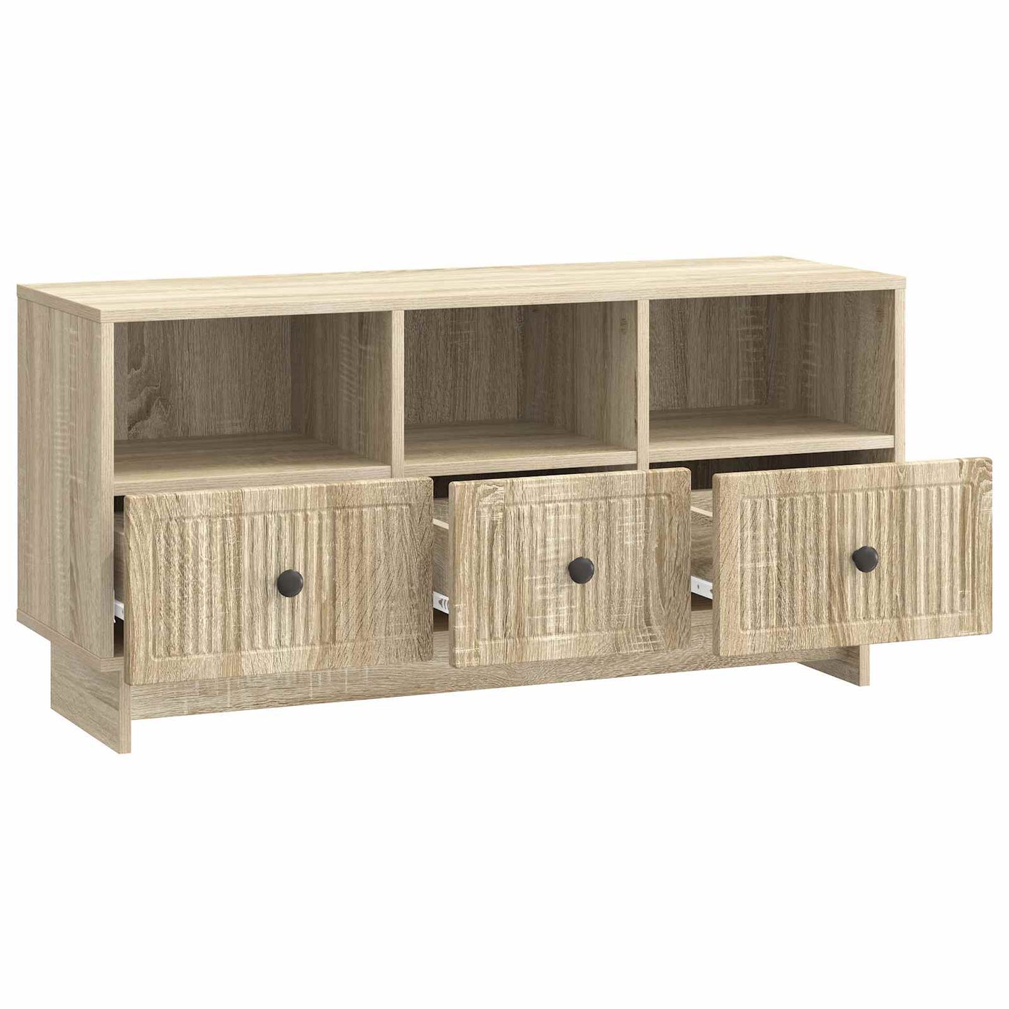 TV-Möbel Sonoma Ek TV-skåp med låda 102 x 34,5 x 50 cm
