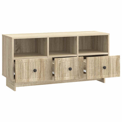 TV-Möbel Sonoma Ek TV-skåp med låda 102 x 34,5 x 50 cm