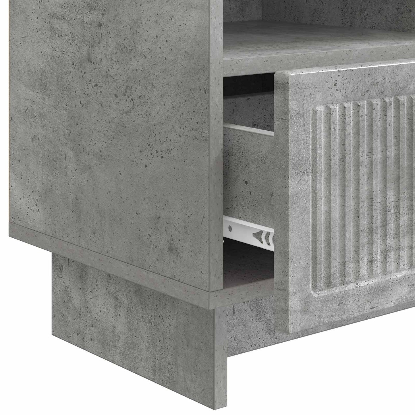 TV-Möbel Betonggrå TV-skåp med låda 102 x 34,5 x 50 cm