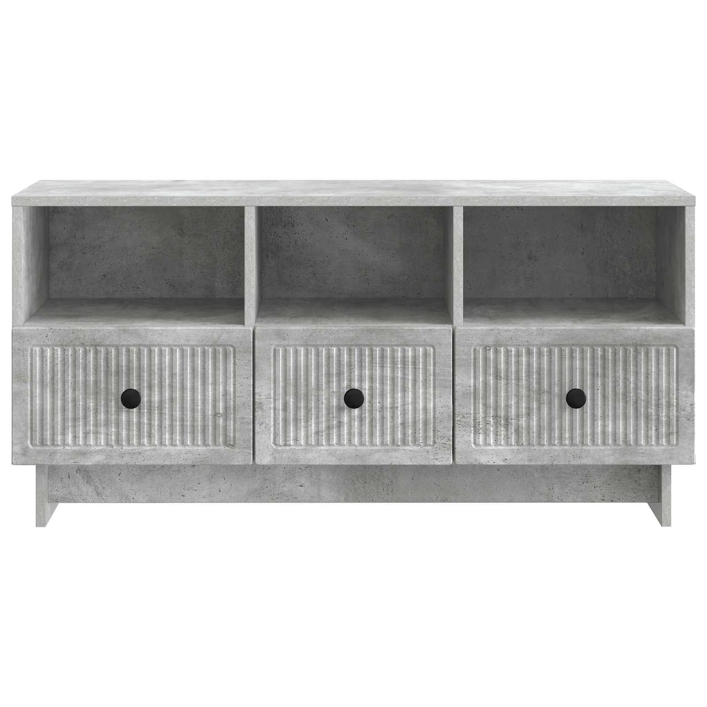 TV-Möbel Betonggrå TV-skåp med låda 102 x 34,5 x 50 cm