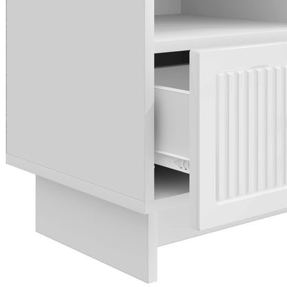 TV-Möbel Högglans Vit TV-skåp 102 x 34,5 x 50 cm