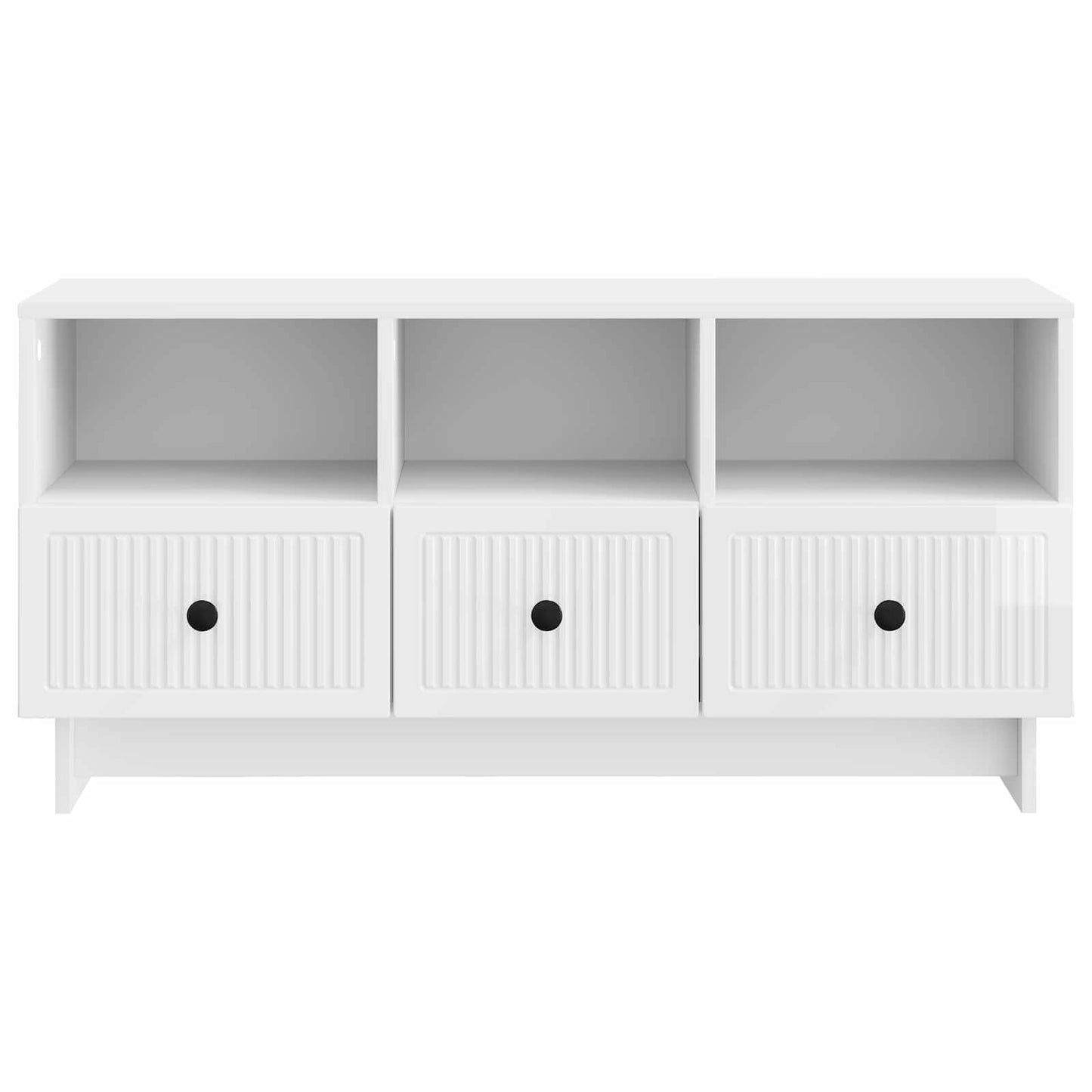 TV-Möbel Högglans Vit TV-skåp 102 x 34,5 x 50 cm