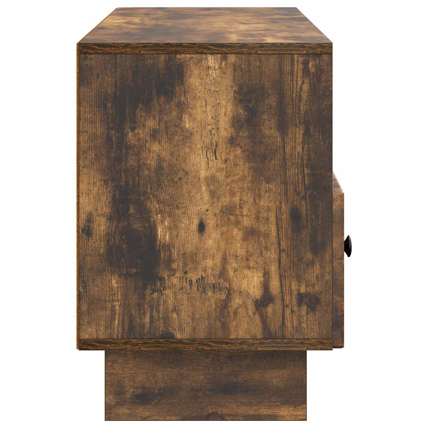 TV-Möbel Rökfärgad Ek TV-skåp med låda 102 x 34,5 x 50 cm