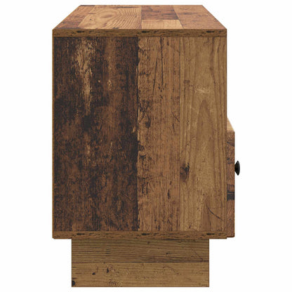 TV-Möbel Äldrat Trä TV-skåp med låda 102 x 34,5 x 50 cm
