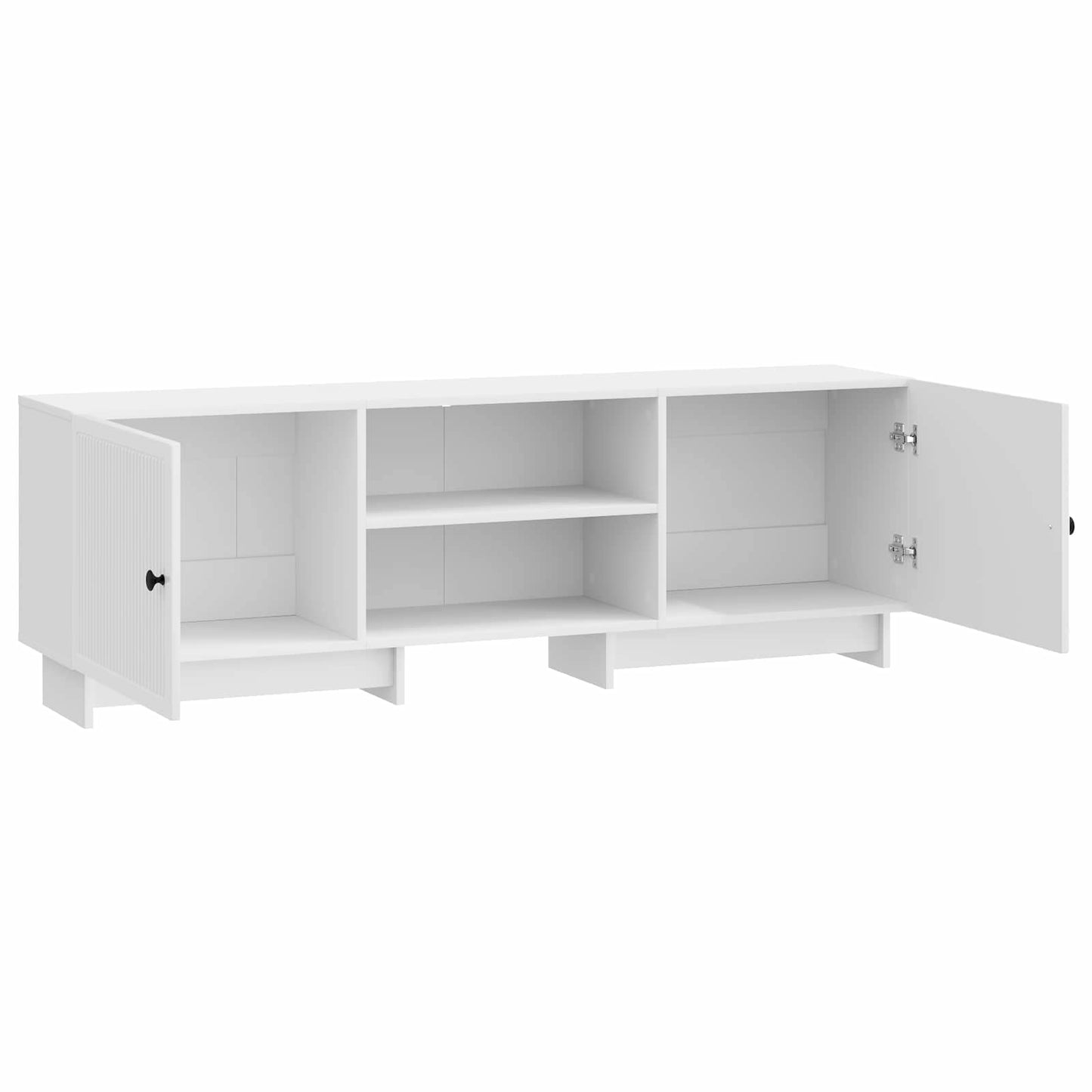 TV-skåp Högblank Vit 150 x 31 x 50 cm Konstruerat trä