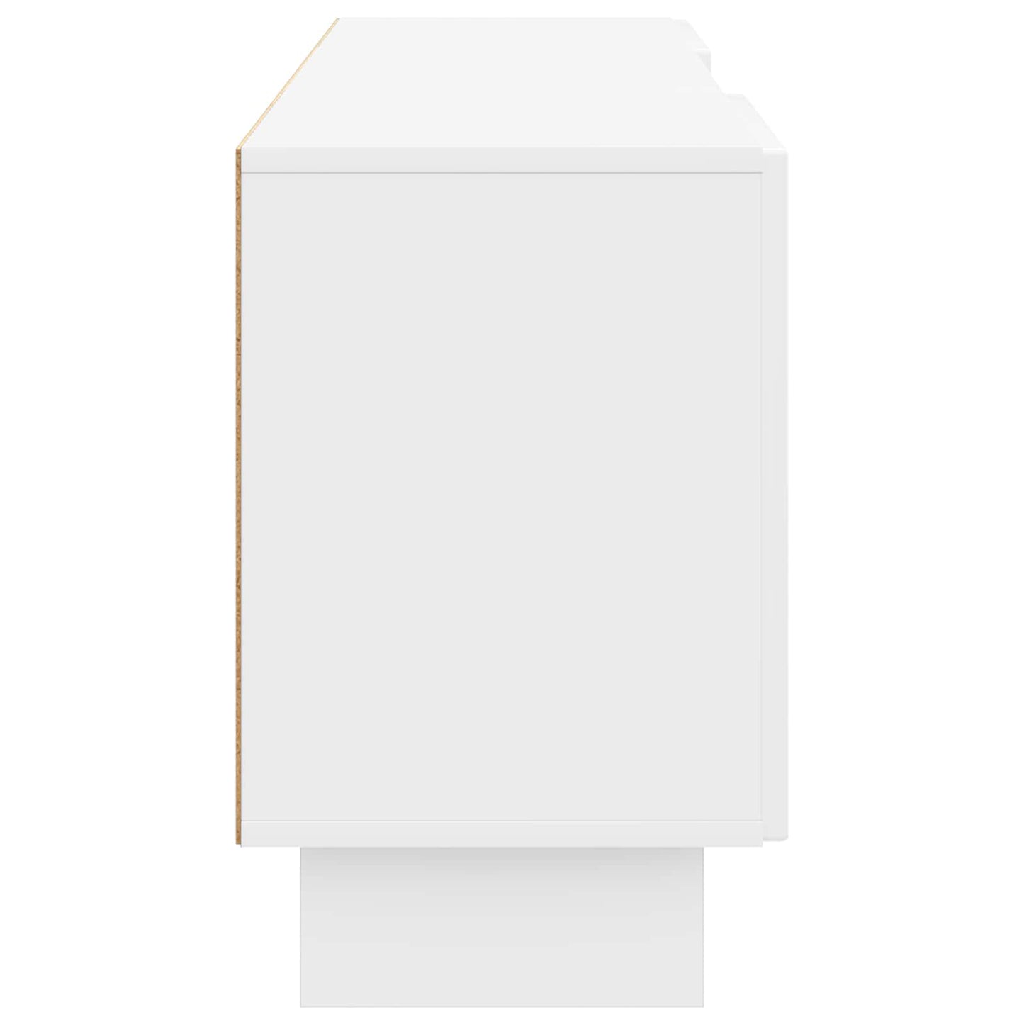 TV-skåp Högblank Vit 150 x 31 x 50 cm Konstruerat trä