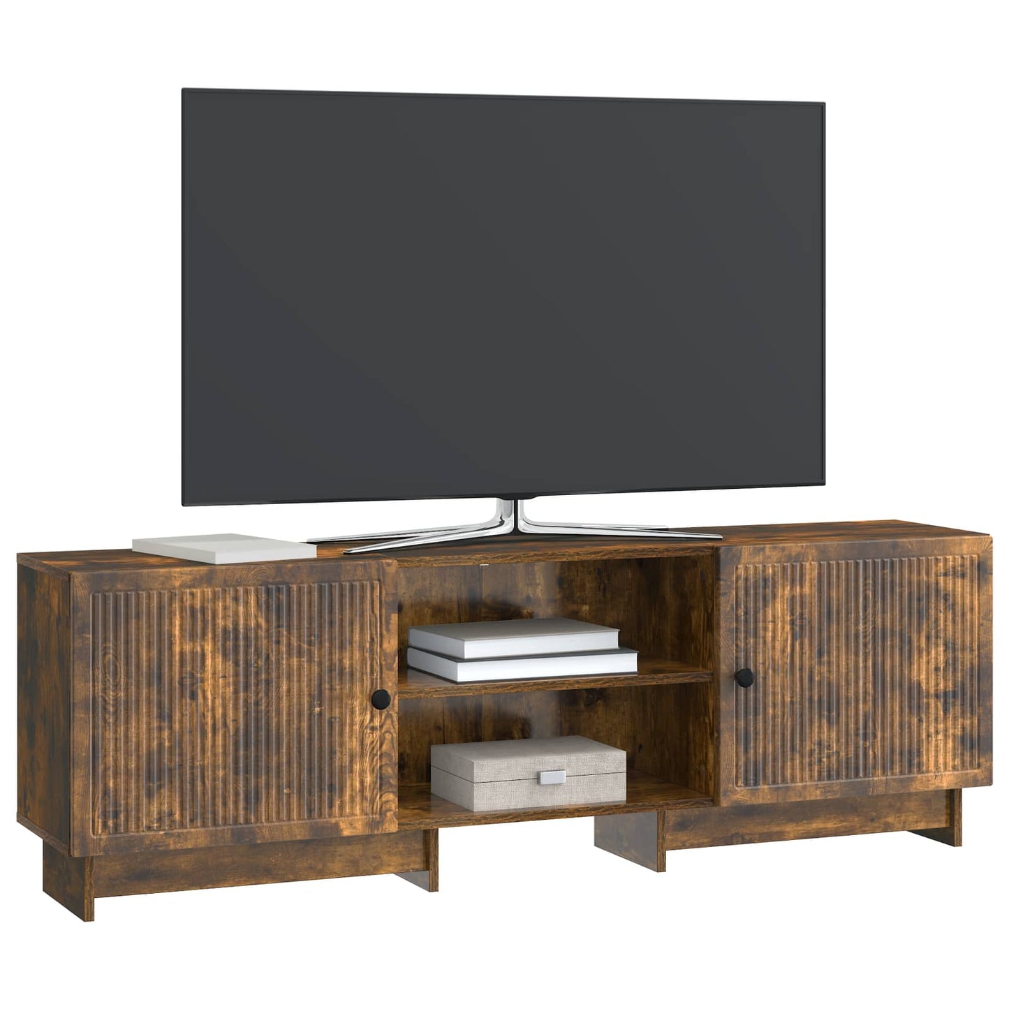 TV-skåp Rökt Ek 150 x 31 x 50 cm Konstruerat trä