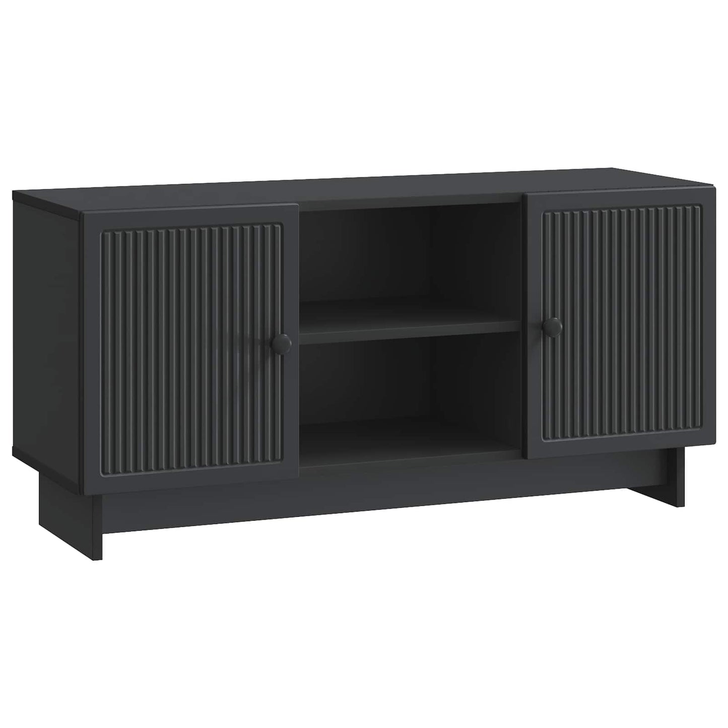 TV-skåp Svart 102 x 34,5 x 50 cm Konstruerat trä