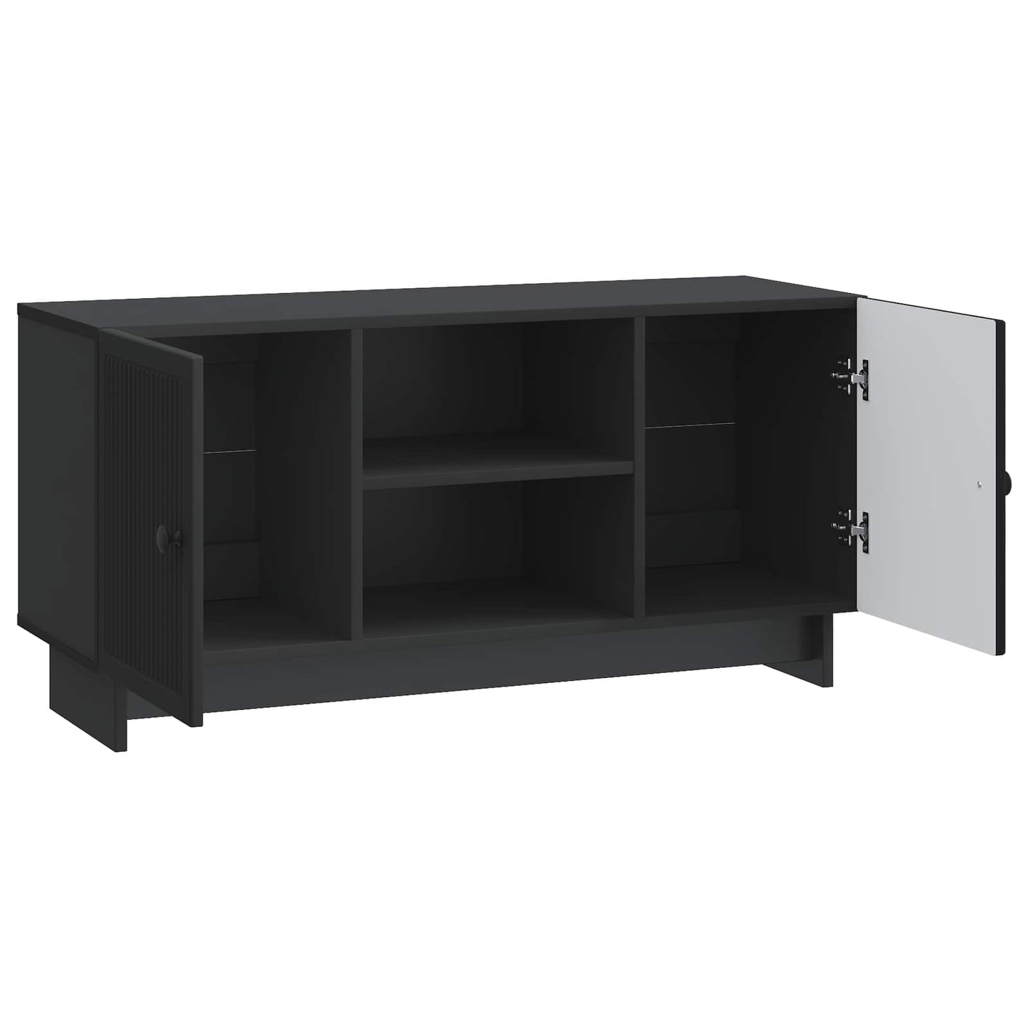 TV-skåp Svart 102 x 34,5 x 50 cm Konstruerat trä