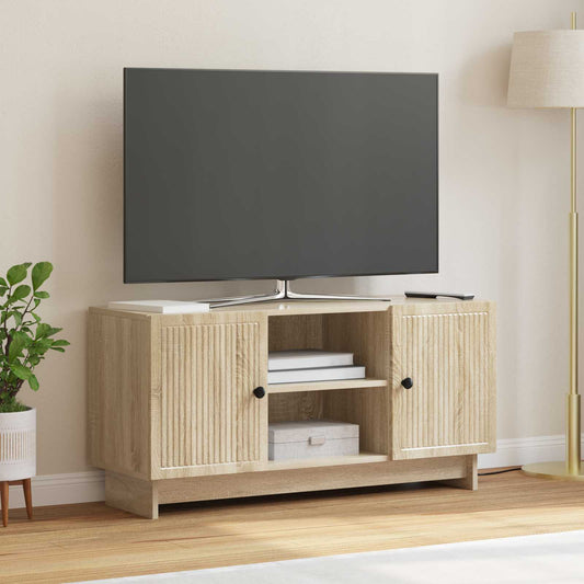 TV-skåp Sonoma-ek 102 x 34,5 x 50 cm Konstruerat trä
