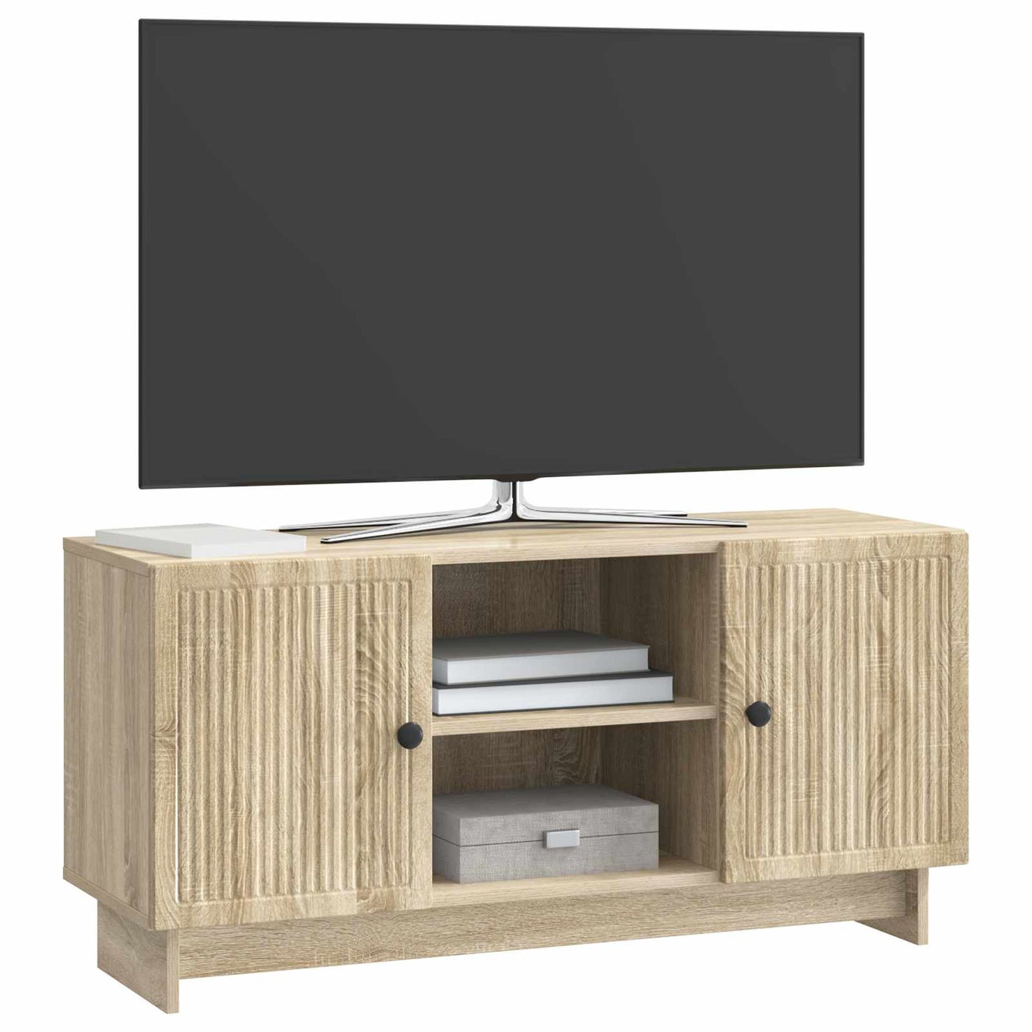 TV-skåp Sonoma-ek 102 x 34,5 x 50 cm Konstruerat trä