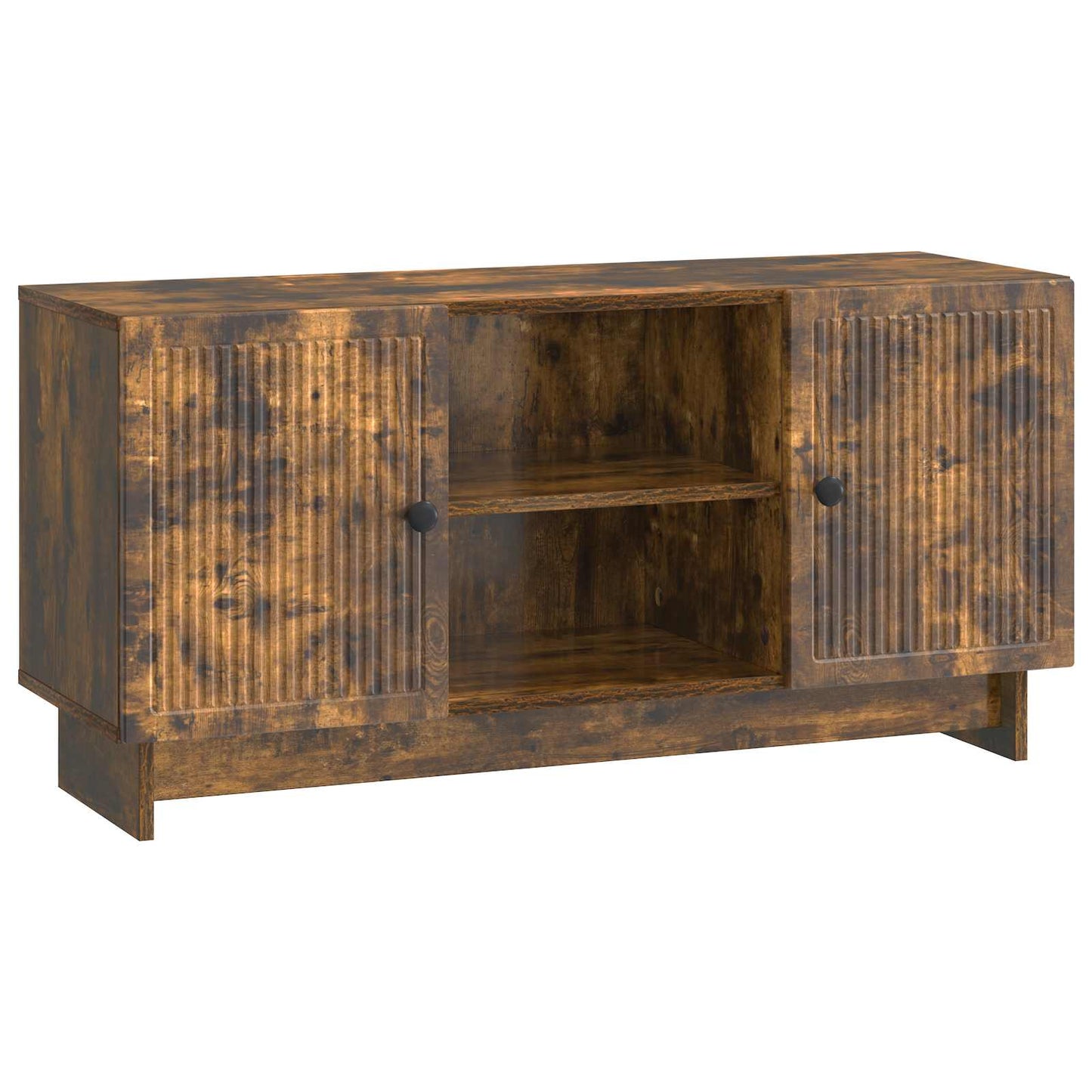 TV-skåp Rökt ek 102 x 34,5 x 50 cm Konstruerat trä