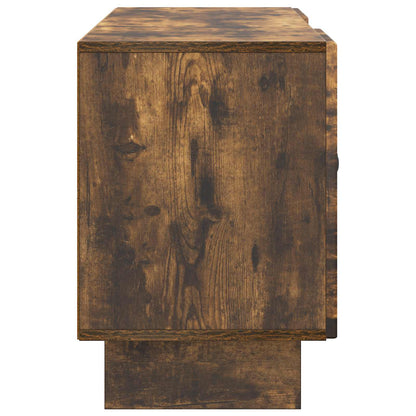 TV-skåp Rökt ek 102 x 34,5 x 50 cm Konstruerat trä