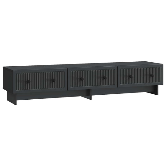 TV-skåp med låda Svart 147 x 34,5 x 30 cm Konstruerat trä