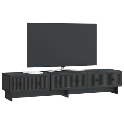 TV-skåp med låda Svart 147 x 34,5 x 30 cm Konstruerat trä