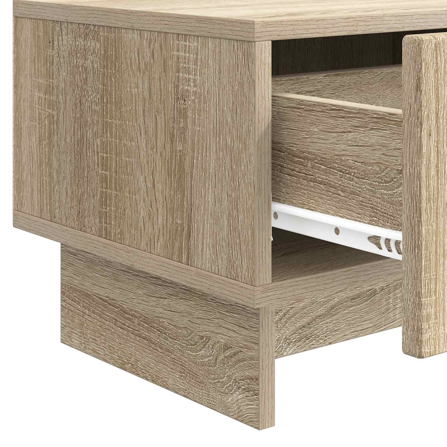 TV-skåp med låda Sonoma-ek 147 x 34,5 x 30 cm Konstruerat trä