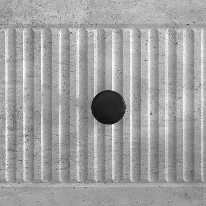 TV-skåp med låda Betonggrå 147 x 34,5 x 30 cm Konstruerat trä