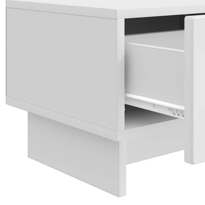TV-skåp Vit högglans 147 x 34,5 x 30 cm Konstruerat trä