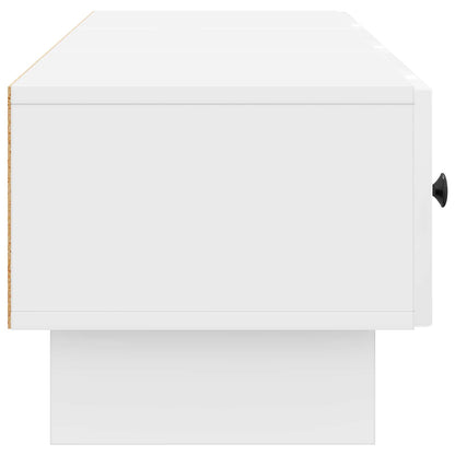 TV-skåp Vit högglans 147 x 34,5 x 30 cm Konstruerat trä