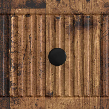 TV-skåp med låda Gammalt trä 147 x 34,5 x 30 cm Konstruerat trä