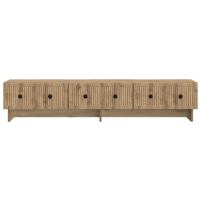 TV-skåp med låda Artisan-ek 147 x 34,5 x 30 cm Konstruerat trä